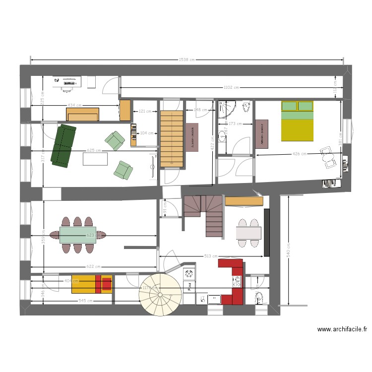 2ème étage (2). Plan de 0 pièce et 0 m2