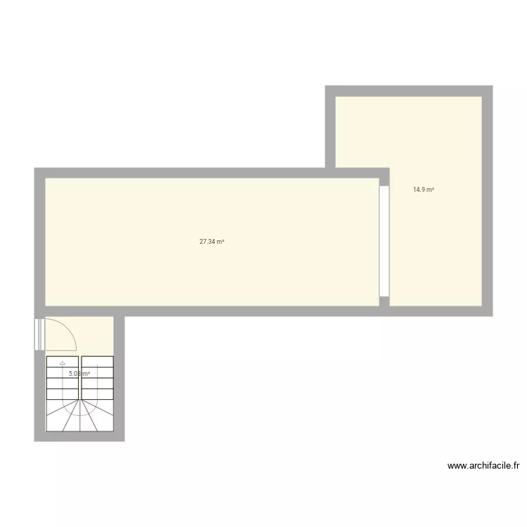 Maison . Plan de 