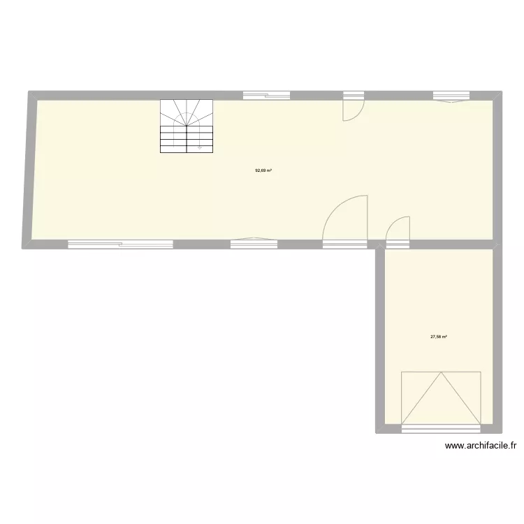 SERIGNAN PERSO. Plan de 