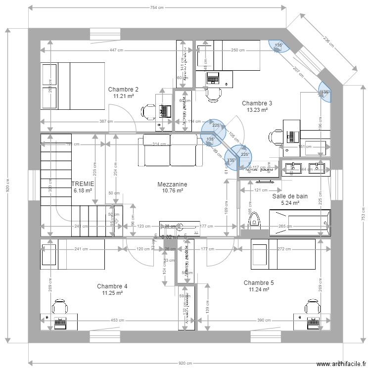 NOUVEAU ETAGE 4. Plan de 0 pièce et 0 m2