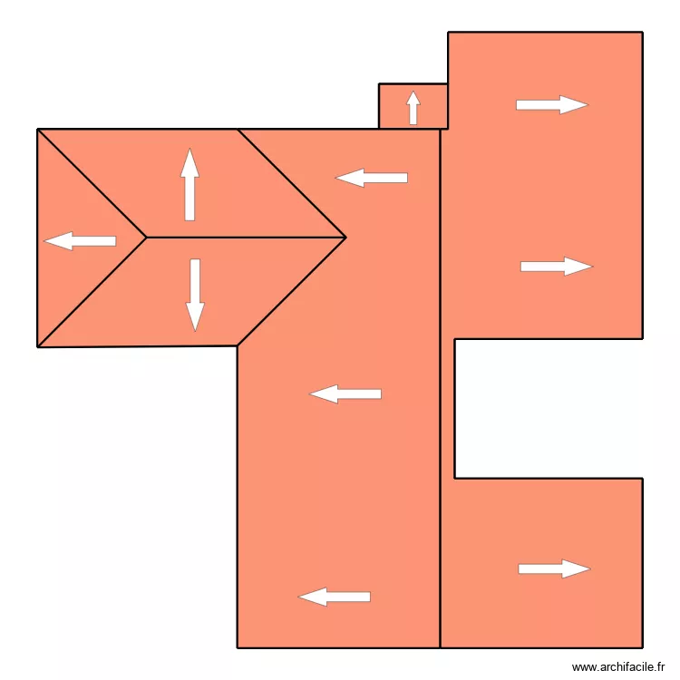 toiture campione. Plan de 