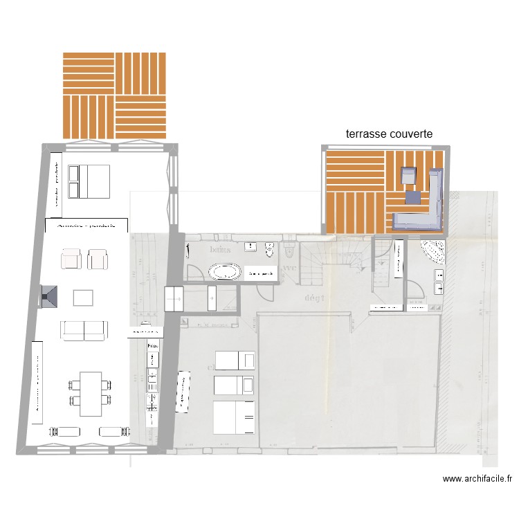 Loft sur garage v 6.1. Plan de 0 pièce et 0 m2