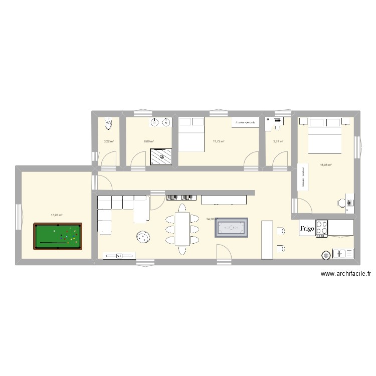 Maison Pako. Plan de 0 pièce et 0 m2