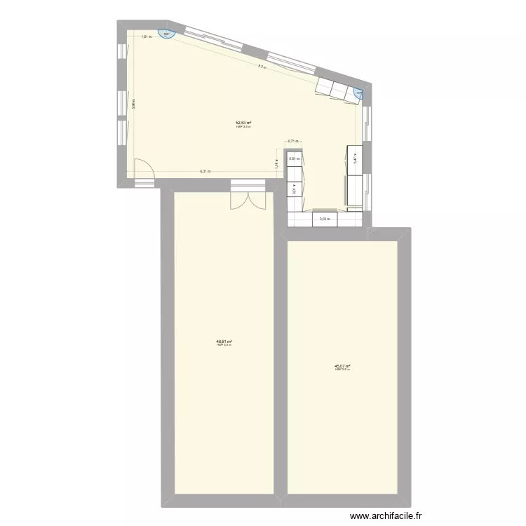 annexe grande. Plan de 