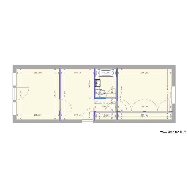 lemercier existant. Plan de 0 pièce et 0 m2