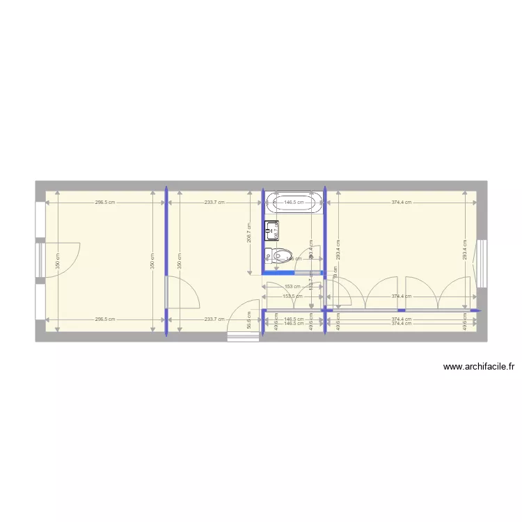 lemercier existant. Plan de lemercier existant. Plan de