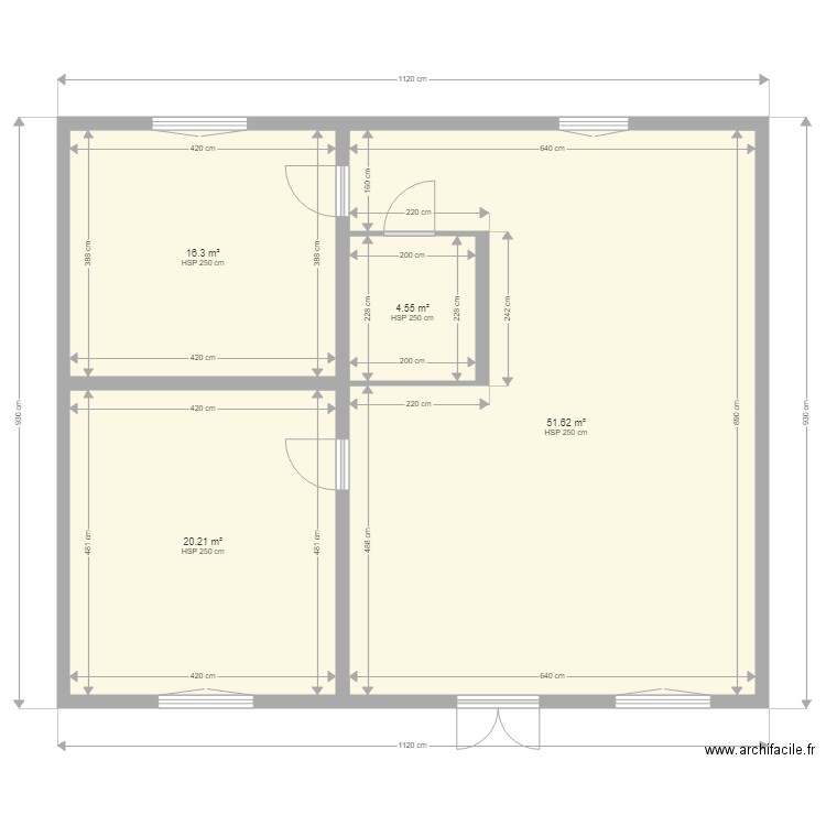 sbard. Plan de 0 pièce et 0 m2