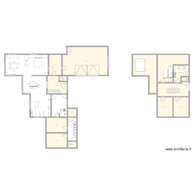 maison. Plan de 0 pièce et 0 m2