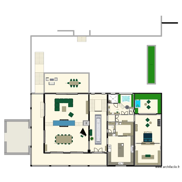 vailhauques 3. Plan de 40 pièces et 908 m2