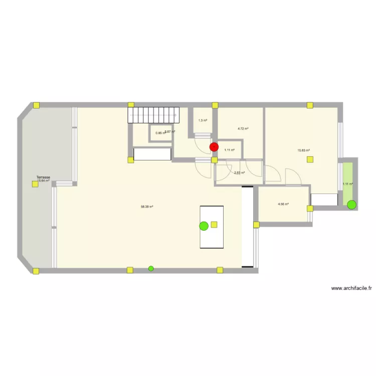 Lartigue plan Bernard. Plan de 