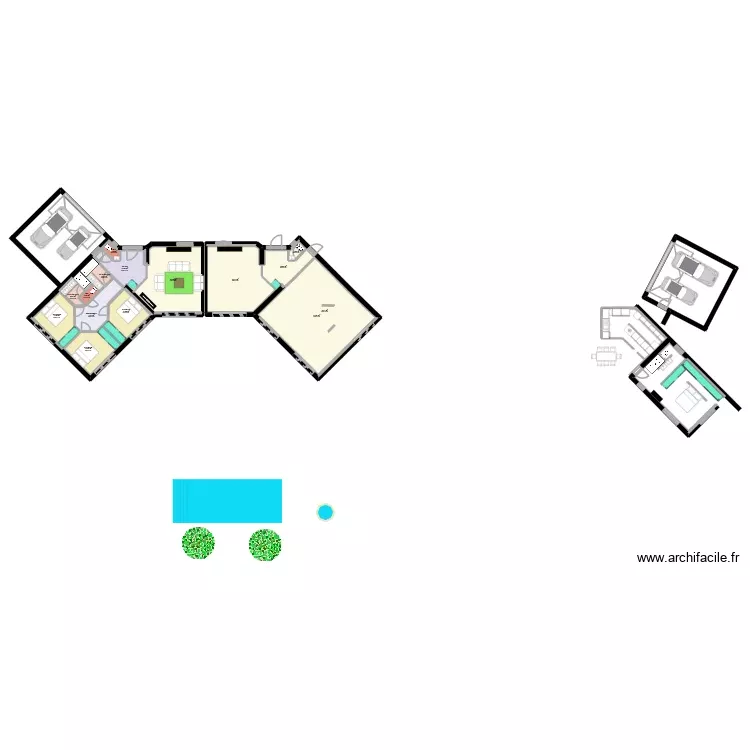 NewProject 40. Plan de 15 Pièces et 200 m² NewProject 40. Plan de 15 Pièces et 200 m²