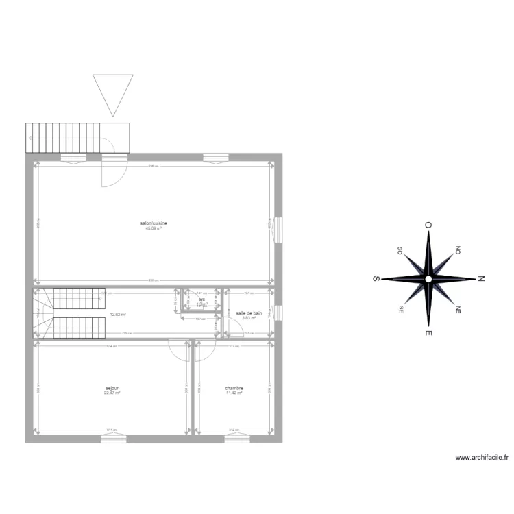 MAISSE. Plan de 