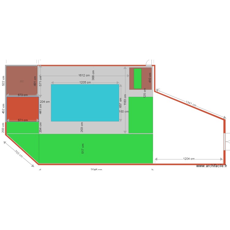 plan tour piscine . Plan de 0 pièce et 0 m2