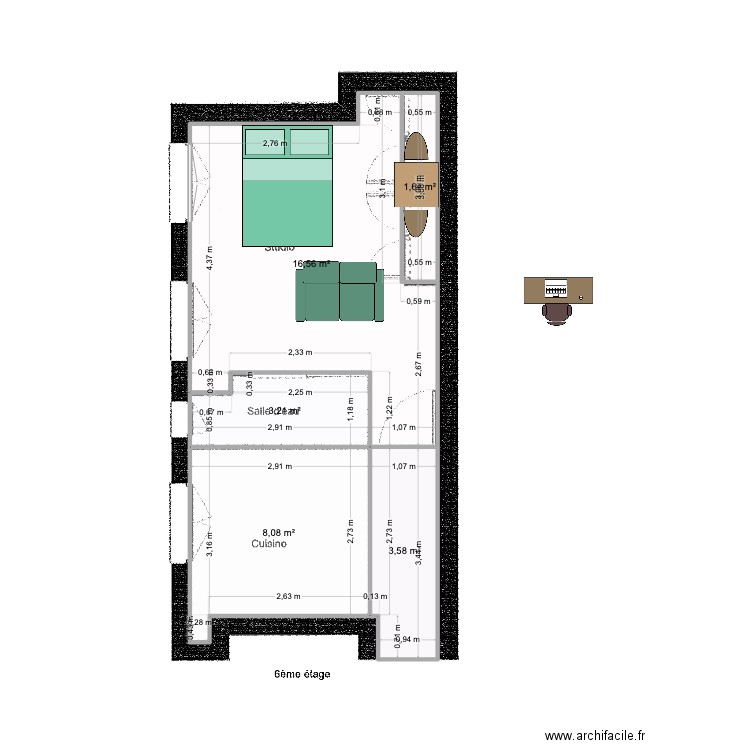 Meubles1. Plan de 0 pièce et 0 m2