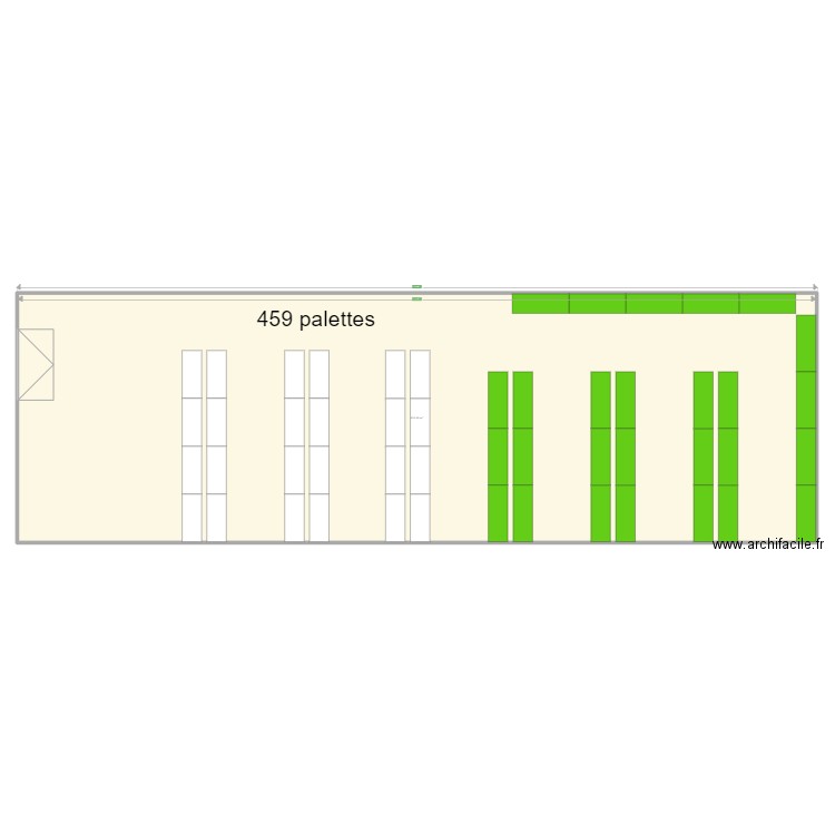 Heuliez V3. Plan de 1 pièce et 631 m2