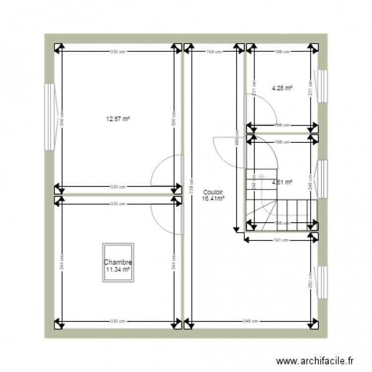 COR. Plan de 0 pièce et 0 m2