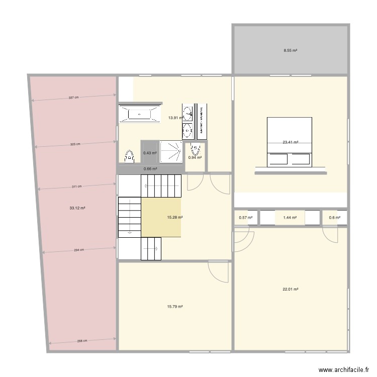 Raquette 1er V7. Plan de 0 pièce et 0 m2