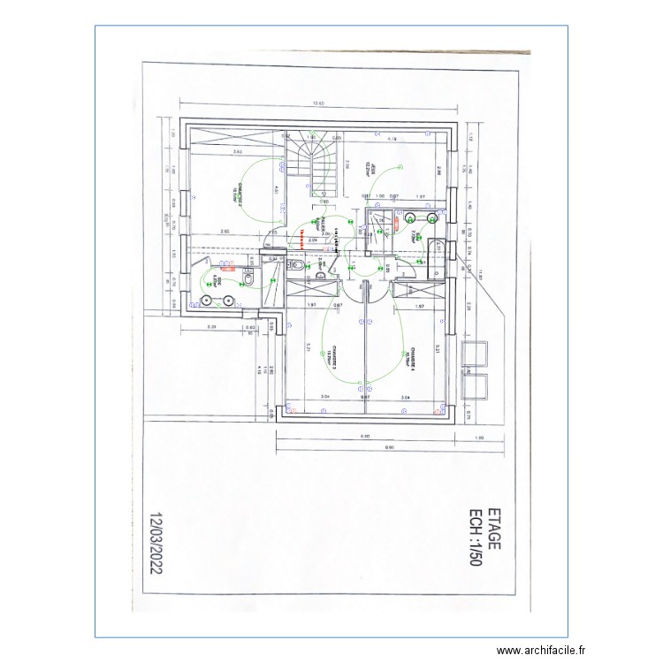 Hobeika etage. Plan de 0 pièce et 0 m2