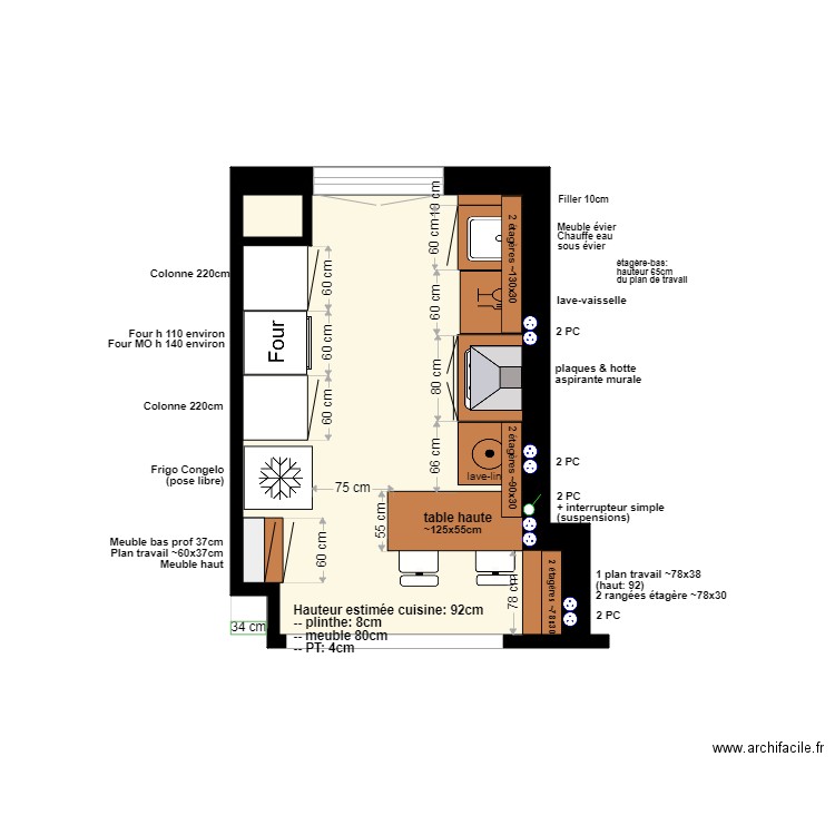 Cuisine VILLE D AVRAY. Plan de 0 pièce et 0 m2