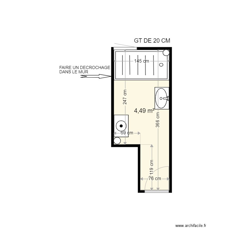 LEBORGNE PASCALE . Plan de 0 pièce et 0 m2