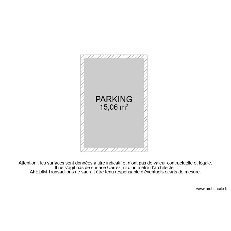 BI 8029 PARKING . Plan de 