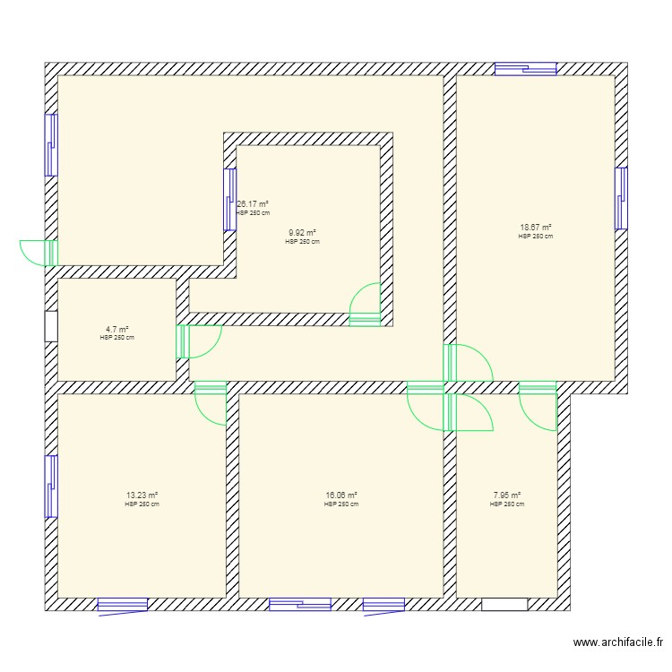 PLAN OS ETAGE . Plan de 0 pièce et 0 m2