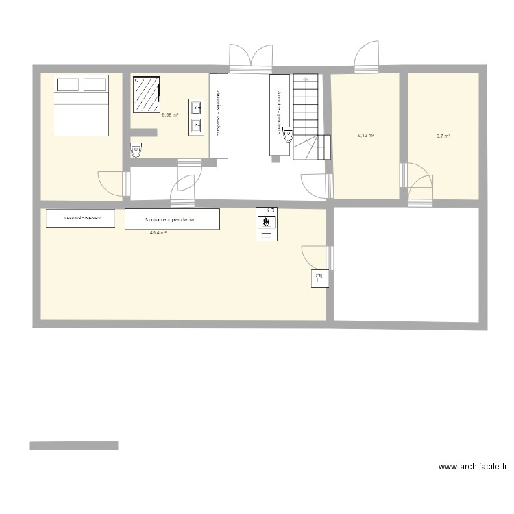 ESSAI. Plan de 0 pièce et 0 m2