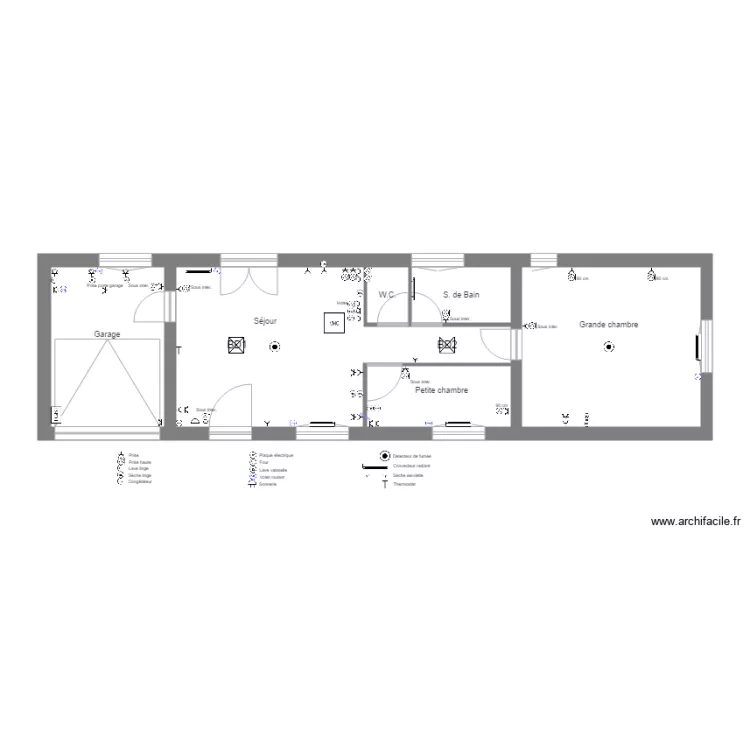 Pavillon AFPA Plan imlantation appareillage. Plan de Pavillon AFPA Plan imlantation appareillage. Plan de