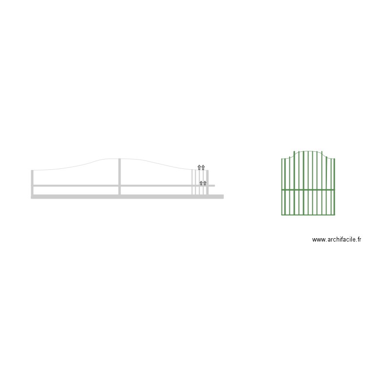 portail fer forgé 2. Plan de 0 pièce et 0 m2