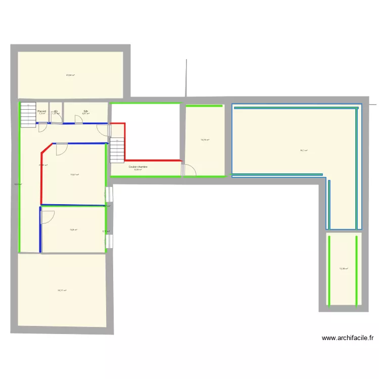 PLAN GENERAL détails murs. Plan de PLAN GENERAL détails murs. Plan de