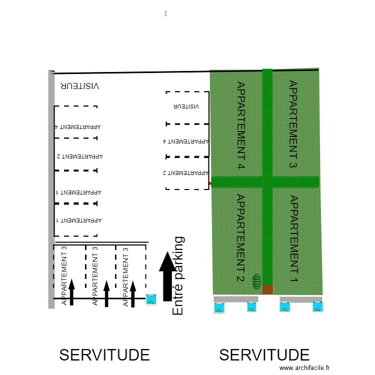 PARKING PGP. Plan de 0 pièce et 0 m2