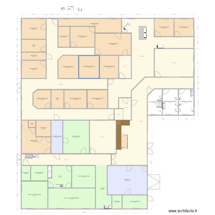 Implantation4. Plan de 0 pièce et 0 m2