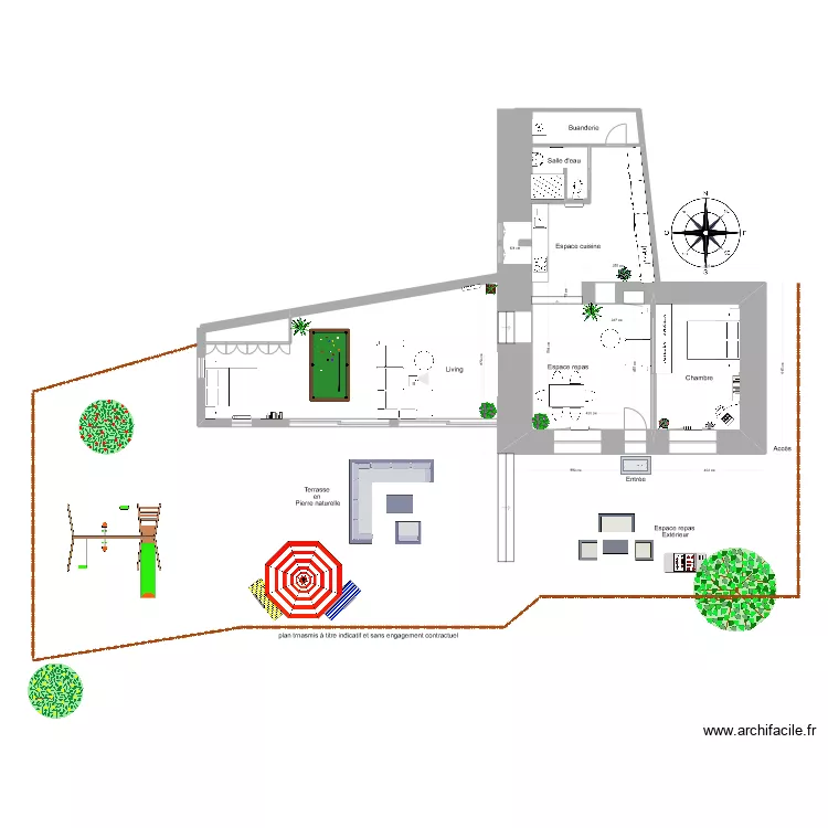 Angelus &agrave; MASE. Plan de 