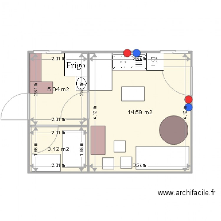 fromagerie. Plan de 0 pièce et 0 m2