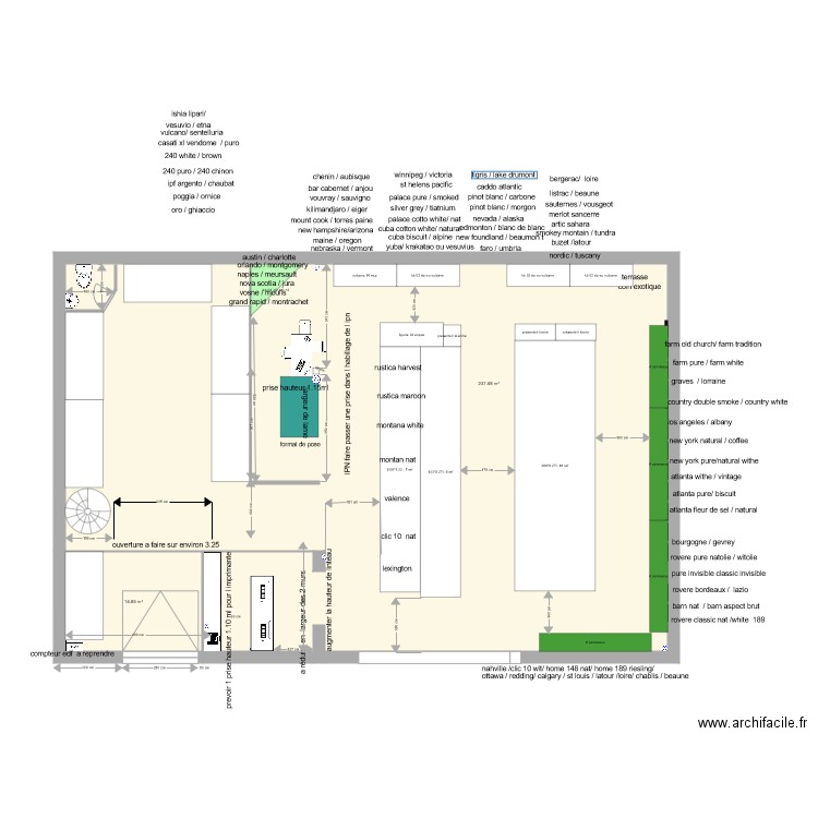 implantation DEFINITIF. Plan de 0 pièce et 0 m2
