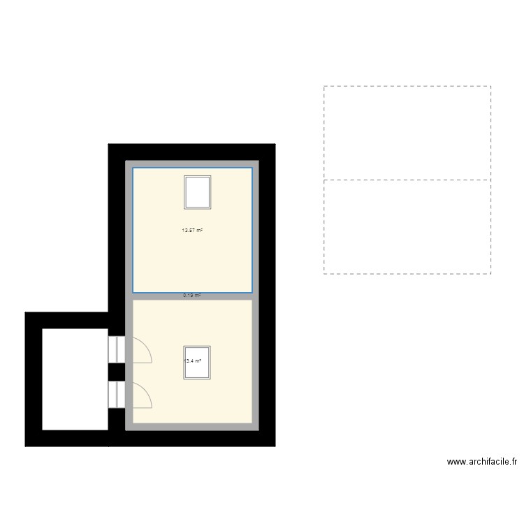 ETAGE 2 2 chambre . Plan de 0 pièce et 0 m2