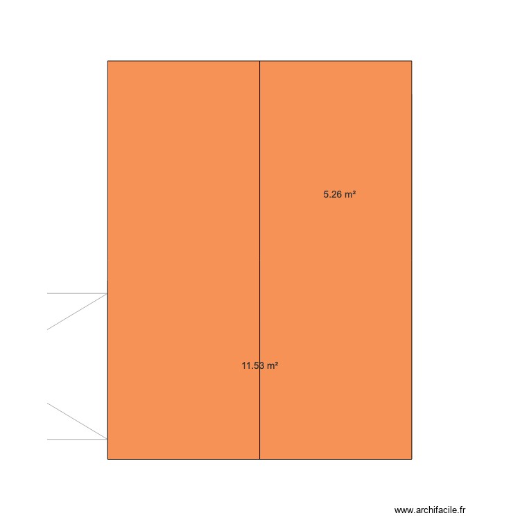 garage. Plan de 0 pièce et 0 m2