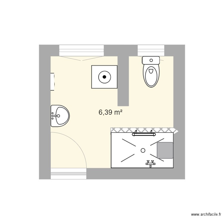 LAHMASS salle de bain 1. Plan de 0 pièce et 0 m2