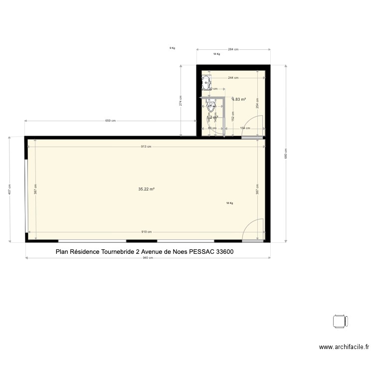 PESSAC NOES. Plan de 0 pièce et 0 m2