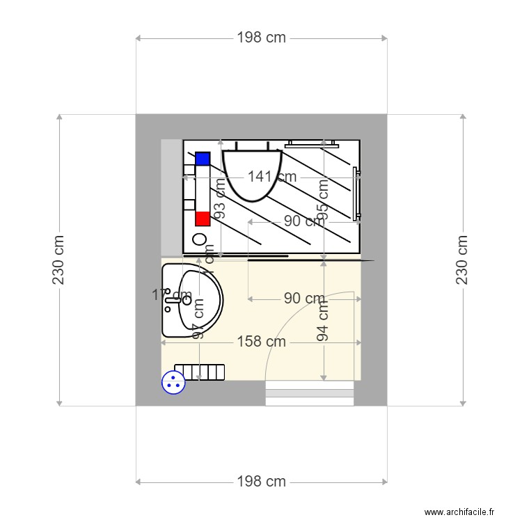 GUENAT Opheor projet. Plan de 0 pièce et 0 m2