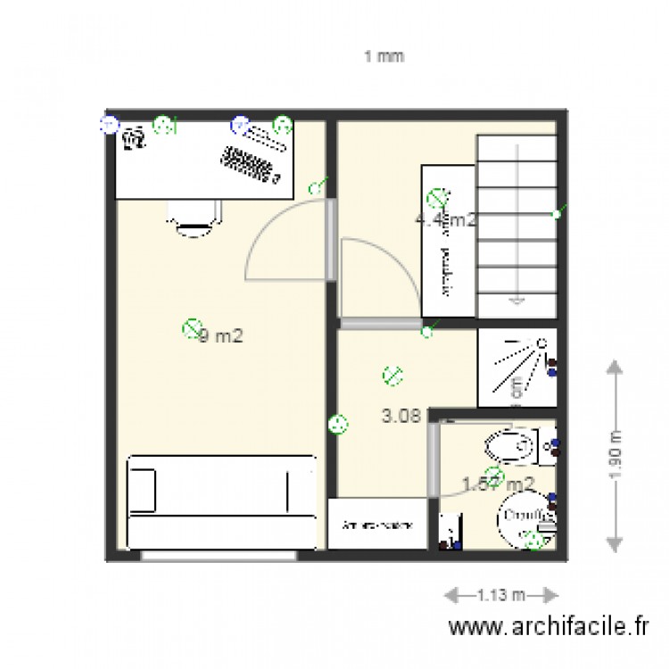garlan 24. Plan de 0 pièce et 0 m2