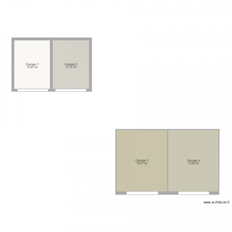 8AC Garages. Plan de 0 pièce et 0 m2