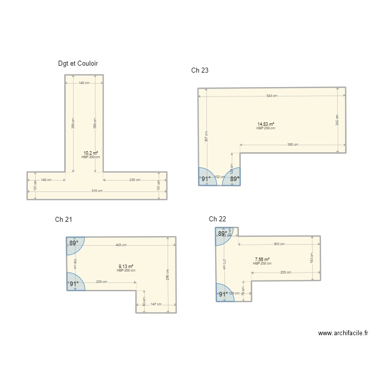 Hôtel Nogent le Rotrou 2ieme Plan de M.GAZZA. Plan de 0 pièce et 0 m2