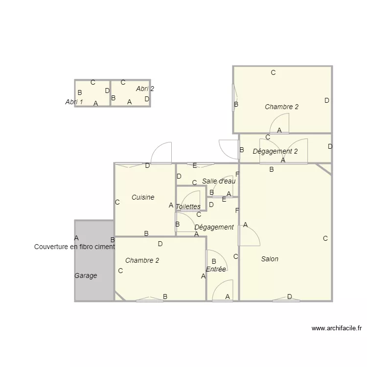 Croquis RISPAL. Plan de 