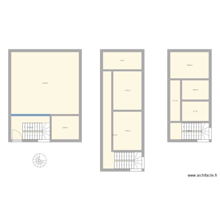 PLAN Pytoune terrain 1. Plan de 12 pièces et 141 m2