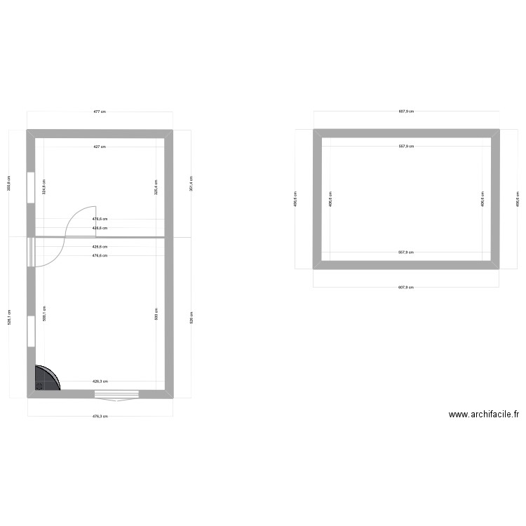 Maison toulouse. Plan de 3 pièces et 58 m2