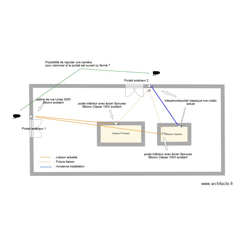 Mas de la Crau. Plan de 2 pièces et 7 m2