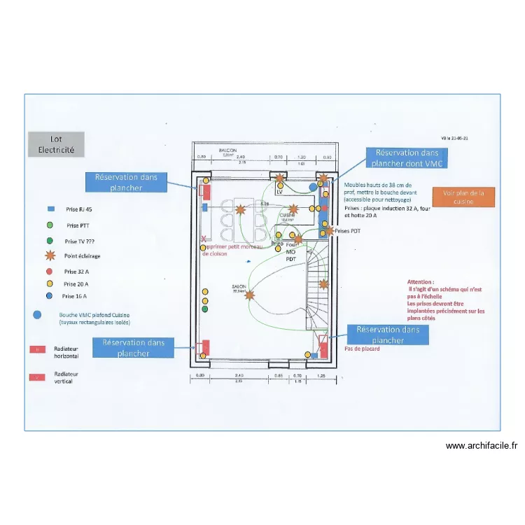 Beranger etage1. Plan de 