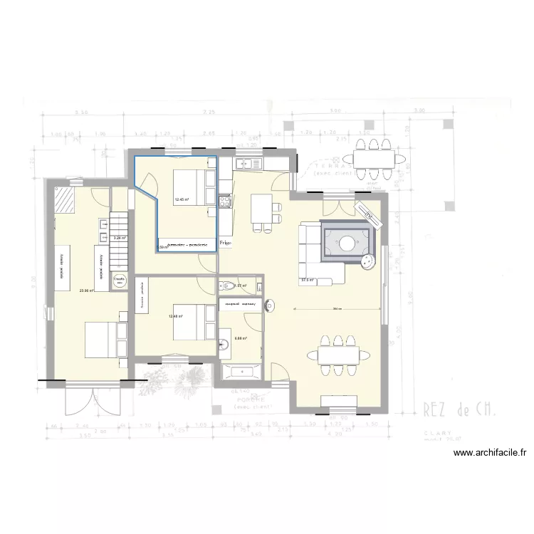 Maison Venelles v4. Plan de Maison Venelles v4. Plan de