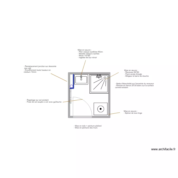 Vacant 5 Square St Pasquier. Plan de 